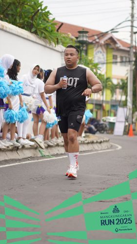 Race photo from Mangkunegaran Run 2025