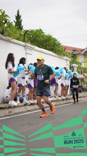Race photo from Mangkunegaran Run 2025