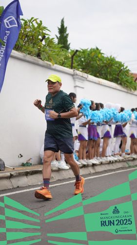 Race photo from Mangkunegaran Run 2025