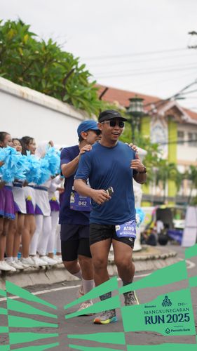 Race photo from Mangkunegaran Run 2025