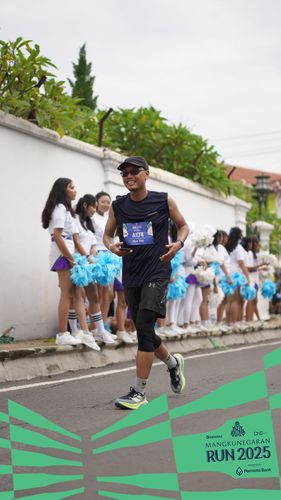 Race photo from Mangkunegaran Run 2025