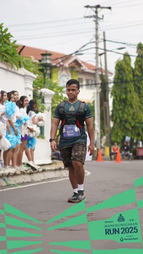 Race photo from Mangkunegaran Run 2025
