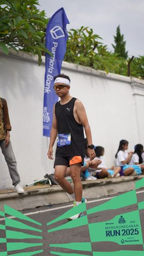 Race photo from Mangkunegaran Run 2025