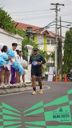 Race photo from Mangkunegaran Run 2025