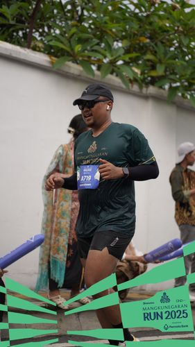 Race photo from Mangkunegaran Run 2025