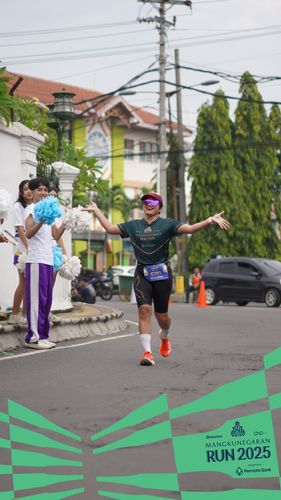 Race photo from Mangkunegaran Run 2025