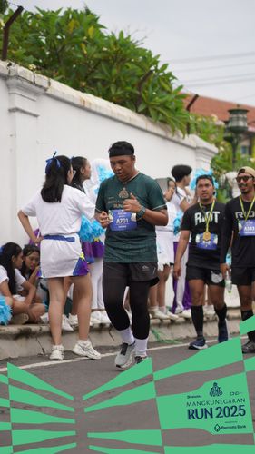 Race photo from Mangkunegaran Run 2025