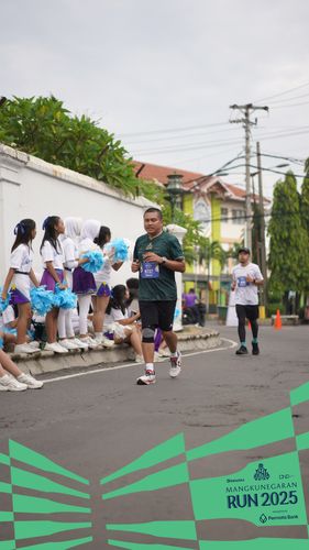 Race photo from Mangkunegaran Run 2025