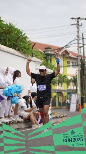 Race photo from Mangkunegaran Run 2025