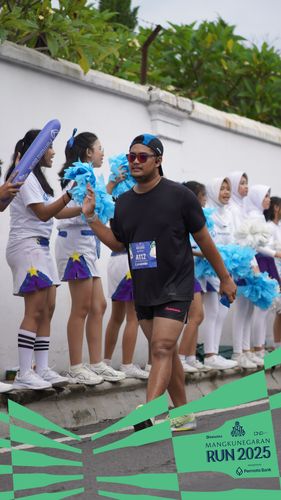 Race photo from Mangkunegaran Run 2025