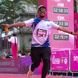 Race photo from SMARTFREN RUN 2026