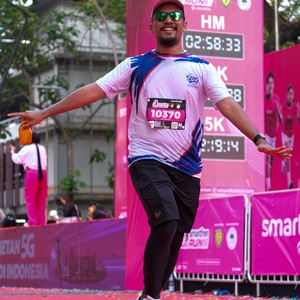 Race photo from SMARTFREN RUN 2026