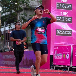 Race photo from SMARTFREN RUN 2026