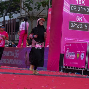 Race photo from SMARTFREN RUN 2026