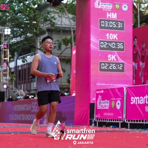 Race photo from SMARTFREN RUN 2026