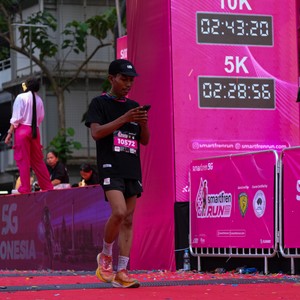 Race photo from SMARTFREN RUN 2026