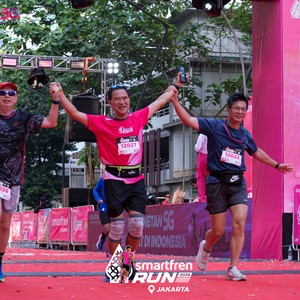 Race photo from SMARTFREN RUN 2026
