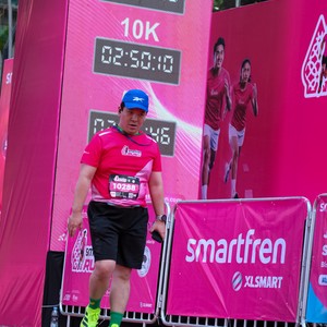 Race photo from SMARTFREN RUN 2026
