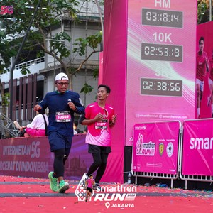 Race photo from SMARTFREN RUN 2026
