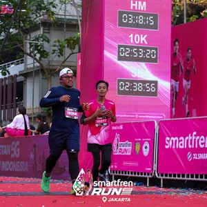 Race photo from SMARTFREN RUN 2026