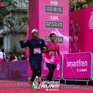 Race photo from SMARTFREN RUN 2026