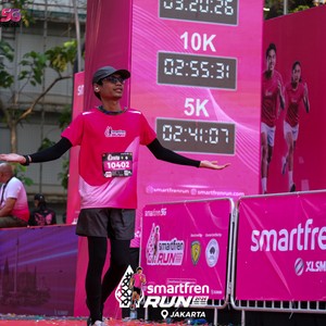 Race photo from SMARTFREN RUN 2026