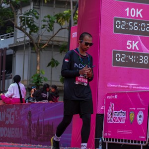 Race photo from SMARTFREN RUN 2026
