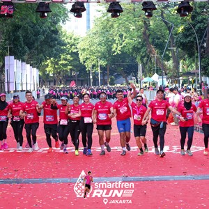 Race photo from SMARTFREN RUN 2026
