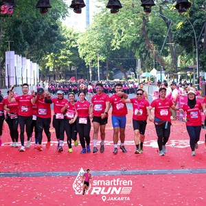 Race photo from SMARTFREN RUN 2026