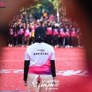 Race photo from SMARTFREN RUN 2026