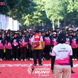 Race photo from SMARTFREN RUN 2026