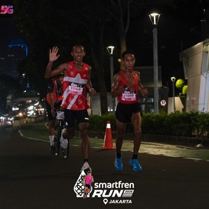 Race photo from SMARTFREN RUN 2026