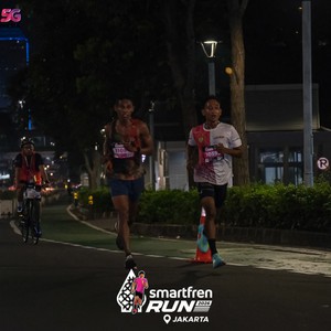 Race photo from SMARTFREN RUN 2026