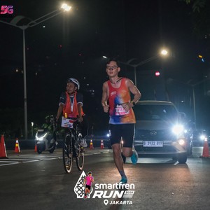 Race photo from SMARTFREN RUN 2026