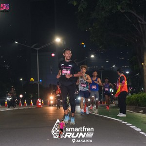 Race photo from SMARTFREN RUN 2026