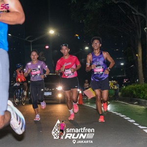 Race photo from SMARTFREN RUN 2026