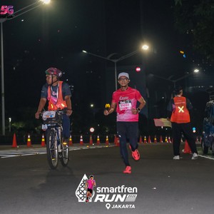 Race photo from SMARTFREN RUN 2026