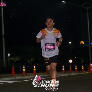 Race photo from SMARTFREN RUN 2026