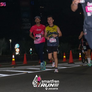 Race photo from SMARTFREN RUN 2026