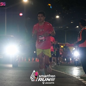 Race photo from SMARTFREN RUN 2026
