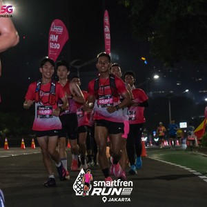 Race photo from SMARTFREN RUN 2026