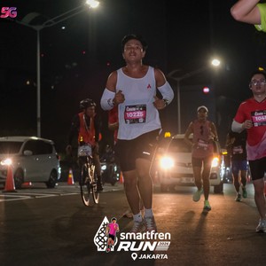 Race photo from SMARTFREN RUN 2026