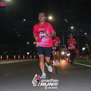 Race photo from SMARTFREN RUN 2026