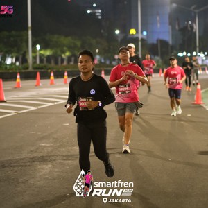 Race photo from SMARTFREN RUN 2026
