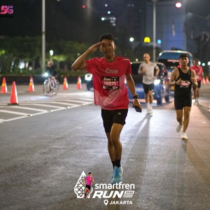 Race photo from SMARTFREN RUN 2026