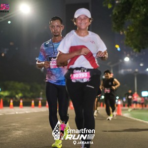 Race photo from SMARTFREN RUN 2026