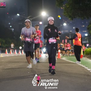 Race photo from SMARTFREN RUN 2026