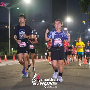 Race photo from SMARTFREN RUN 2026