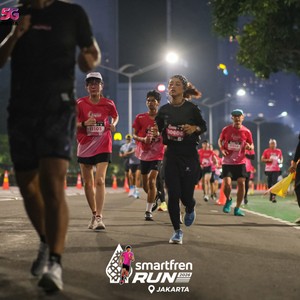 Race photo from SMARTFREN RUN 2026