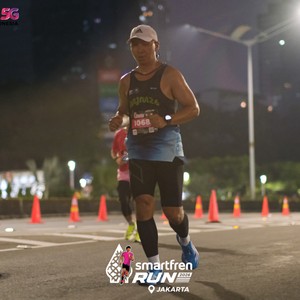 Race photo from SMARTFREN RUN 2026